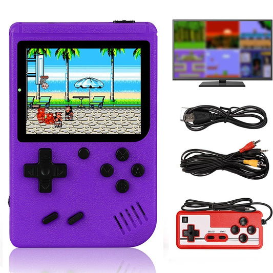 Mini consola de videojuegos de 8 bits integrada en 500 juegos, consola portátil Retro, mando de juegos, salida AV para niños, regalo, Game Boy